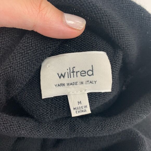 Wilfred Montpellier Turtleneck Sweater Women M Medium Wool Yarn Made Italy *READ - Picture 10 of 15